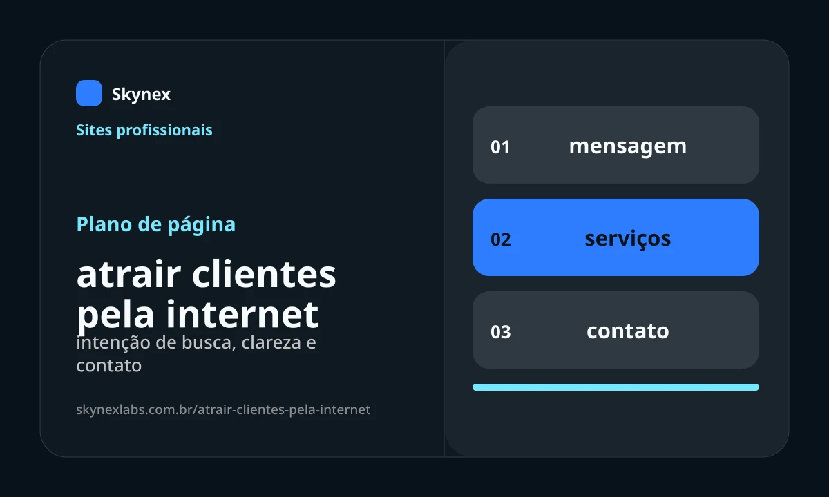 Planejamento estratégico para atrair clientes pela internet atrair clientes pela internet - Planejamento estratégico