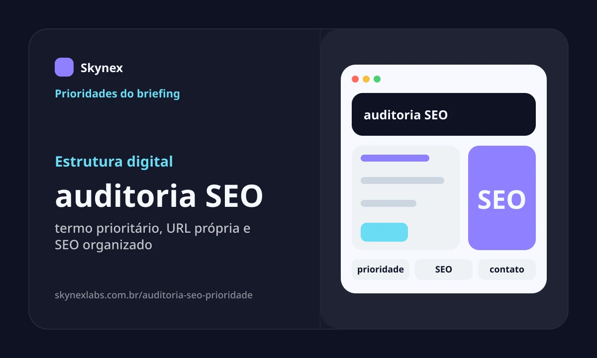 Estrutura digital para auditoria SEO auditoria SEO - Estrutura digital
