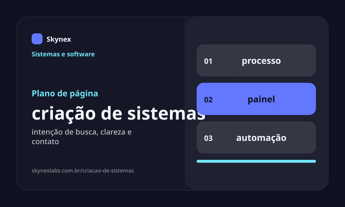 Planejamento estratégico para criação de sistemas criação de sistemas - Planejamento estratégico