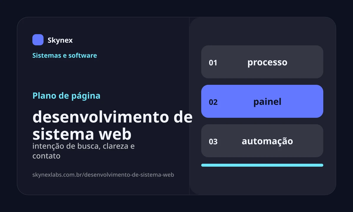 Planejamento estratégico para desenvolvimento de sistema web desenvolvimento de sistema web - Planejamento estratégico
