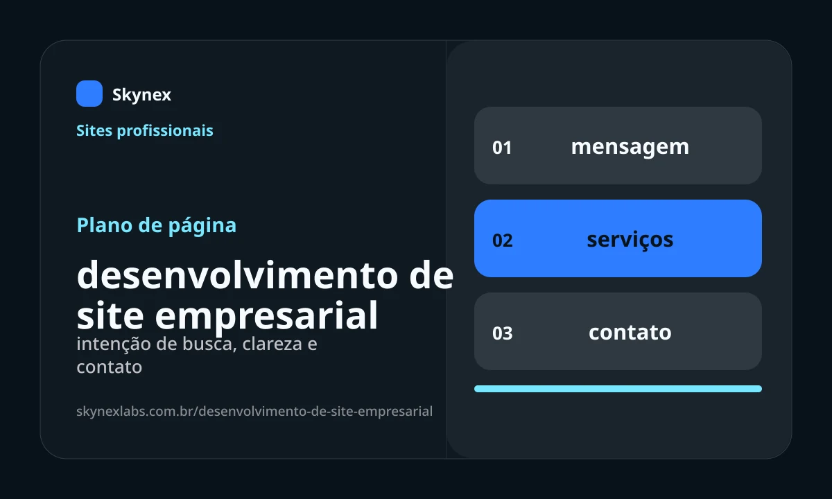 Planejamento estratégico para desenvolvimento de site empresarial desenvolvimento de site empresarial - Planejamento estratégico
