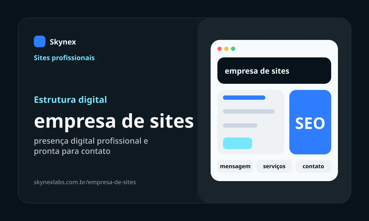 Estrutura digital para empresa de sites empresa de sites - Estrutura digital