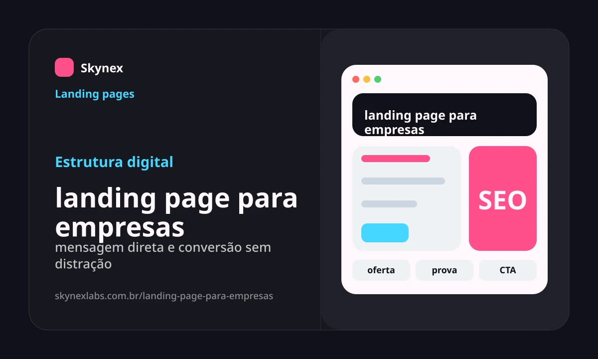 Estrutura digital para landing page para empresas landing page para empresas - Estrutura digital
