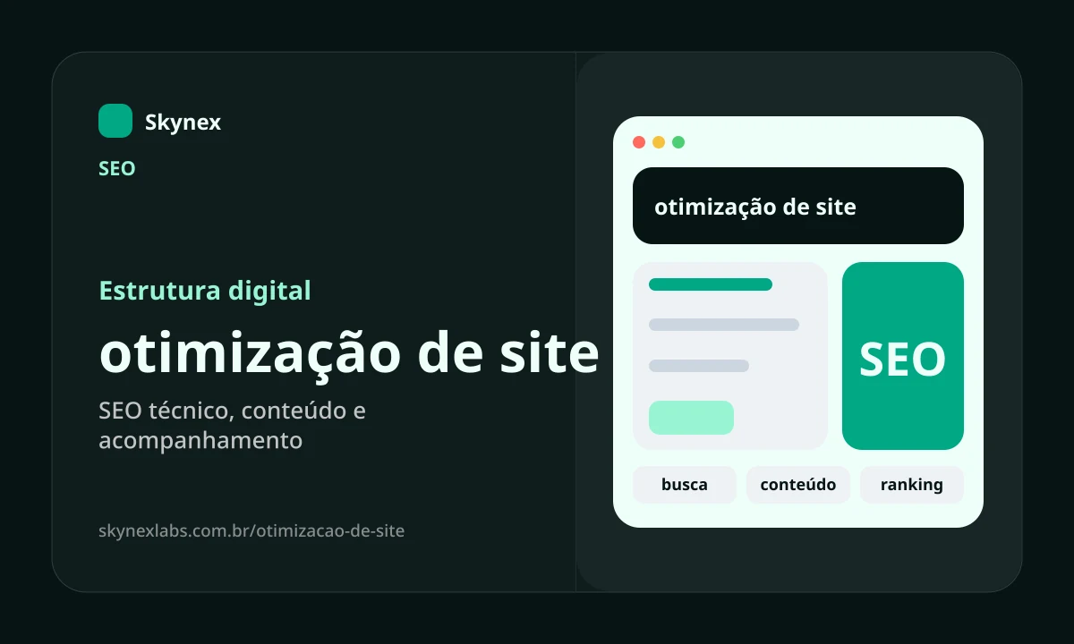 Estrutura digital para otimização de site otimização de site - Estrutura digital