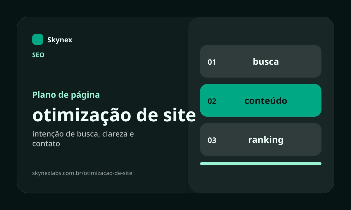 Planejamento estratégico para otimização de site otimização de site - Planejamento estratégico