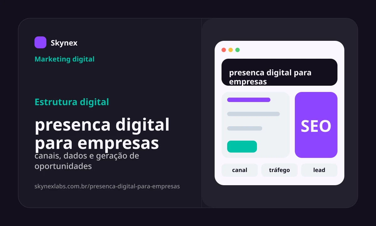 Estrutura digital para presenca digital para empresas presenca digital para empresas - Estrutura digital