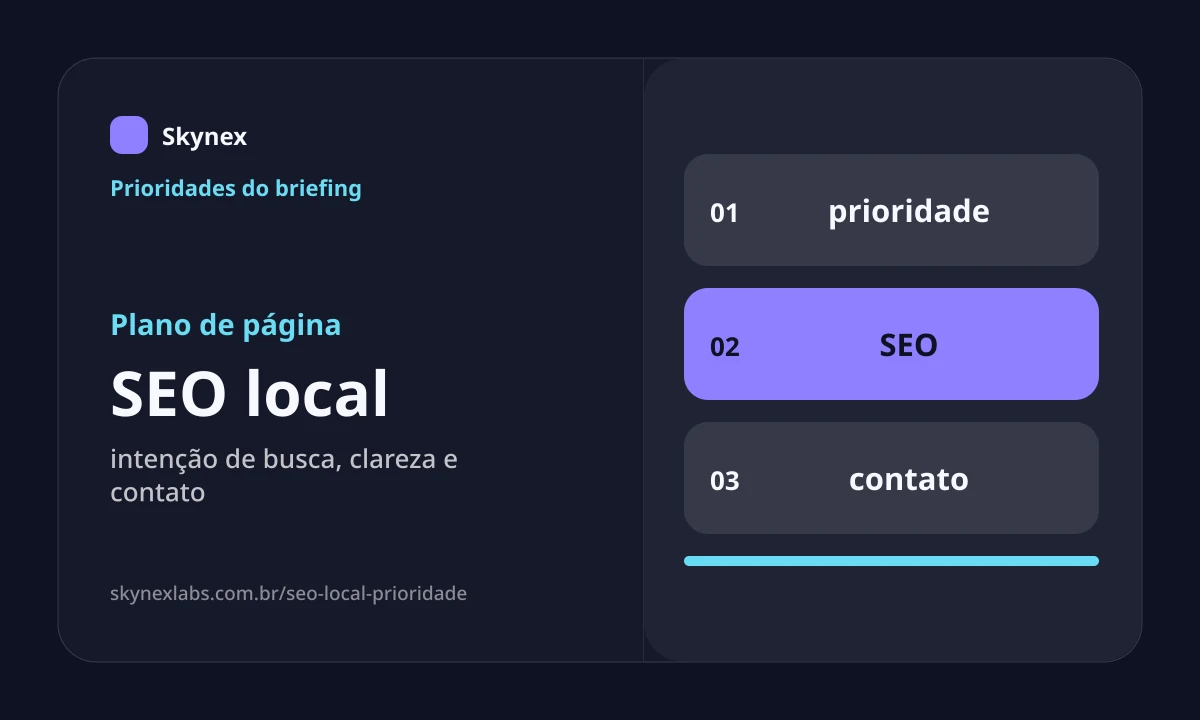 Planejamento estratégico para SEO local SEO local - Planejamento estratégico