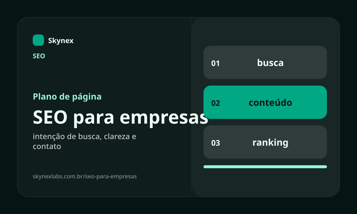 Planejamento estratégico para SEO para empresas SEO para empresas - Planejamento estratégico
