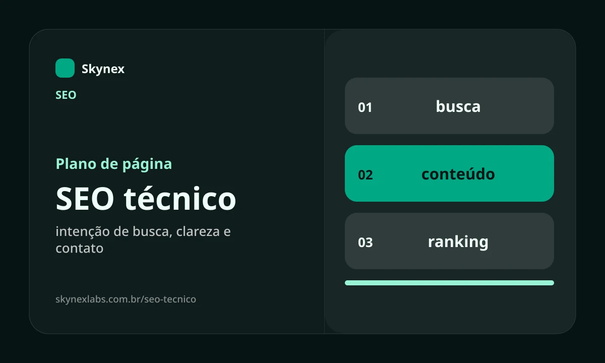 Planejamento estratégico para SEO técnico SEO técnico - Planejamento estratégico