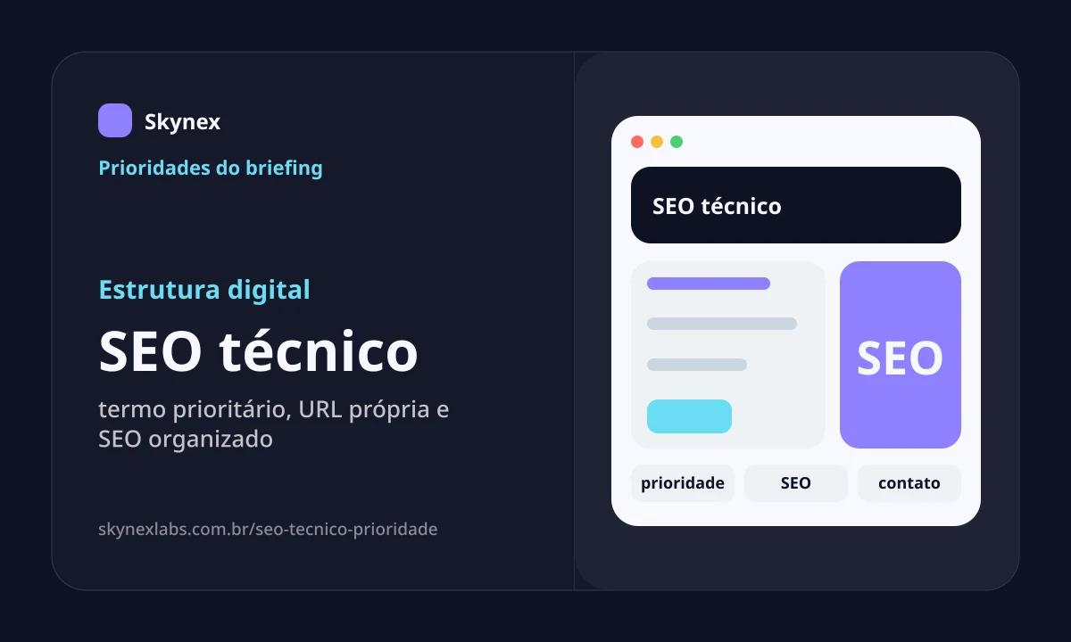 Estrutura digital para SEO técnico SEO técnico - Estrutura digital