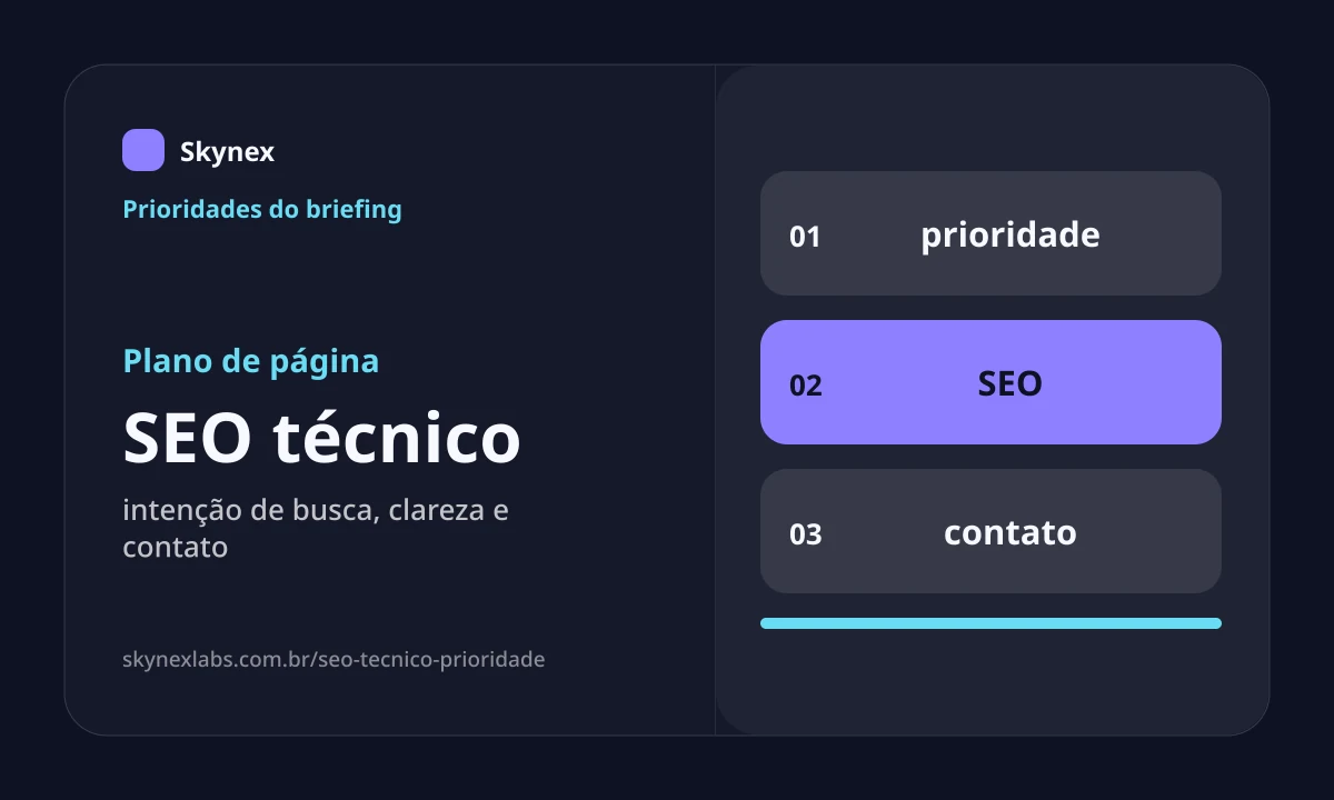 Planejamento estratégico para SEO técnico SEO técnico - Planejamento estratégico