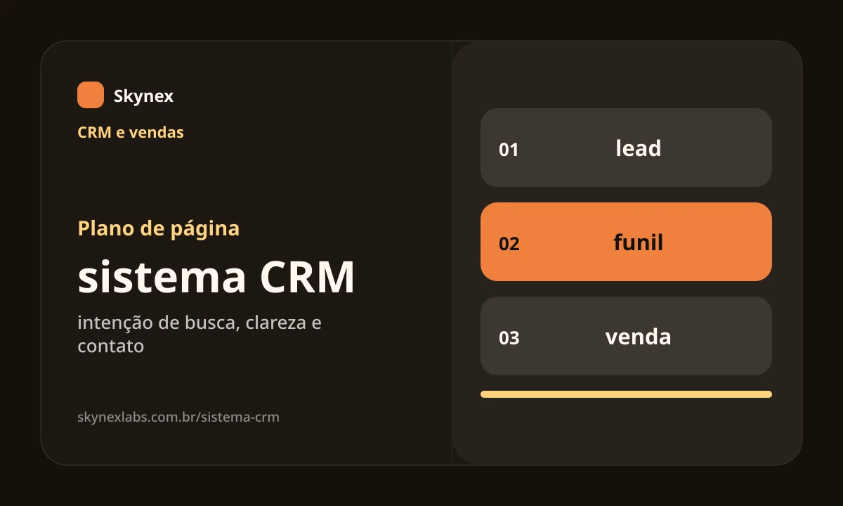 Planejamento estratégico para sistema CRM sistema CRM - Planejamento estratégico