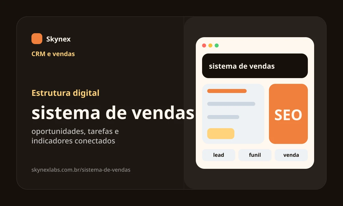 Estrutura digital para sistema de vendas sistema de vendas - Estrutura digital