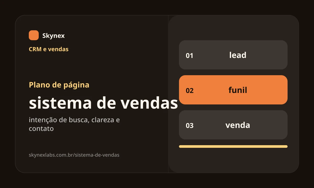 Planejamento estratégico para sistema de vendas sistema de vendas - Planejamento estratégico