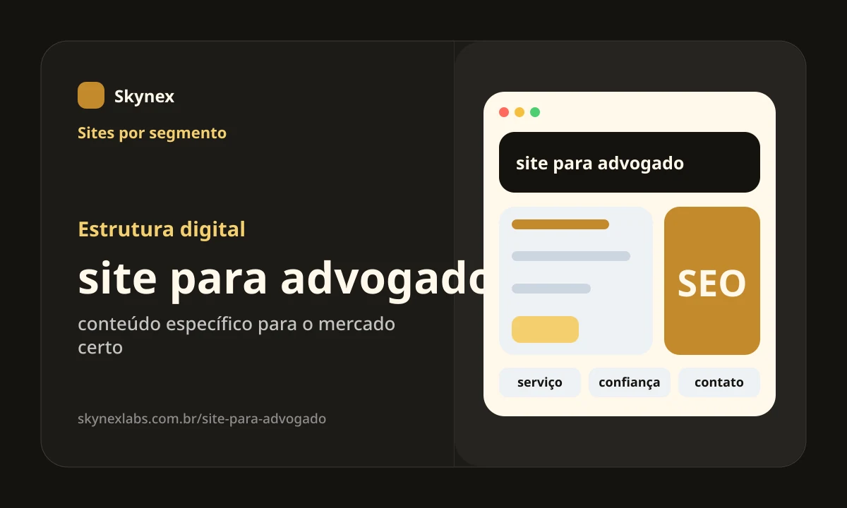Estrutura digital para site para advogado site para advogado - Estrutura digital