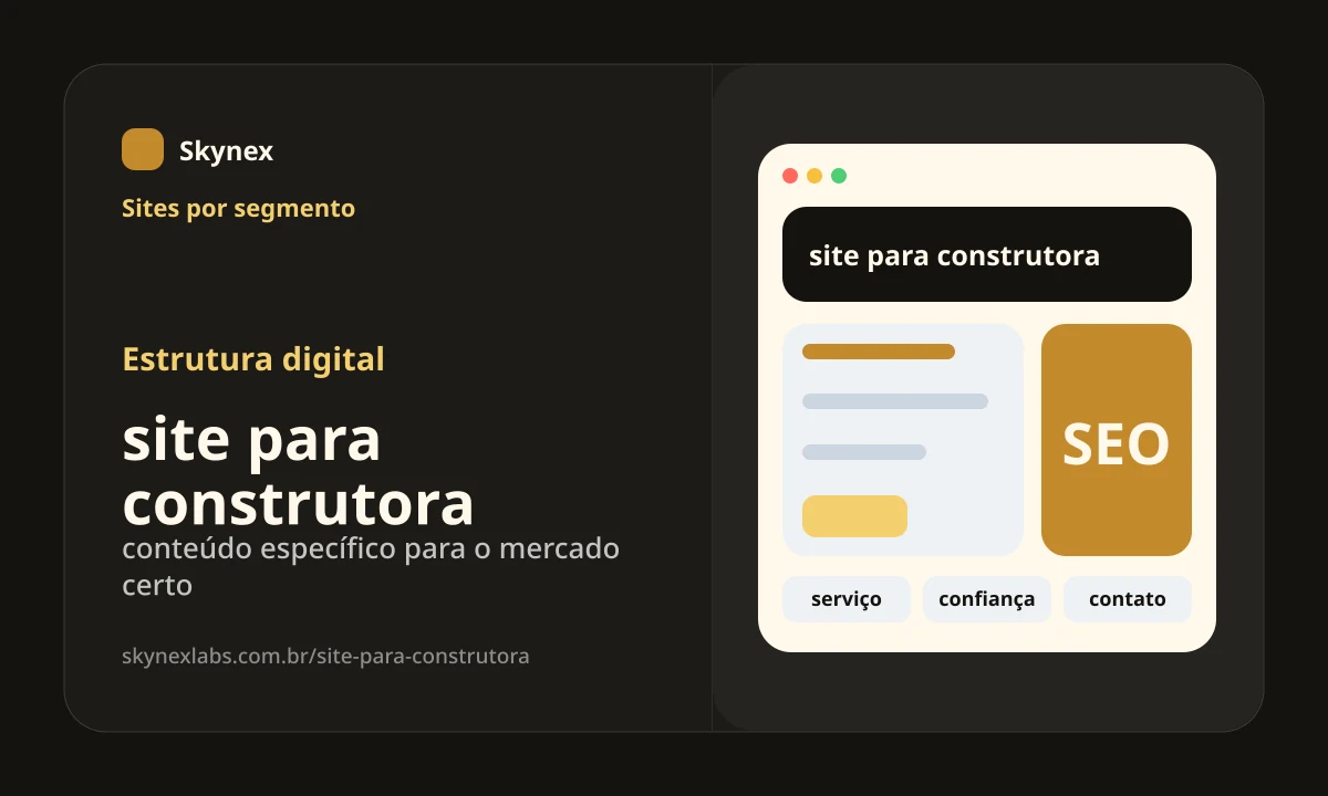 Estrutura digital para site para construtora site para construtora - Estrutura digital