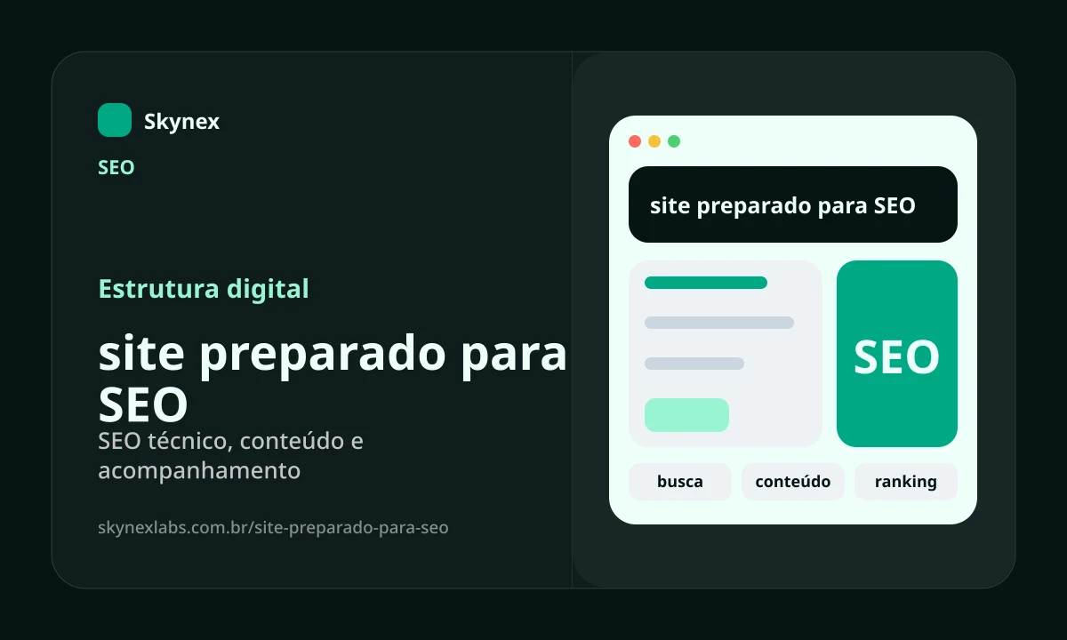 Estrutura digital para site preparado para SEO site preparado para SEO - Estrutura digital