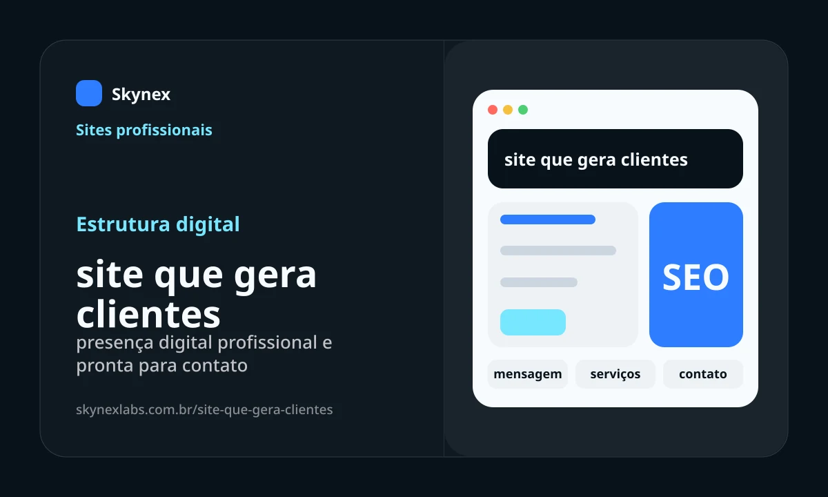 Estrutura digital para site que gera clientes site que gera clientes - Estrutura digital